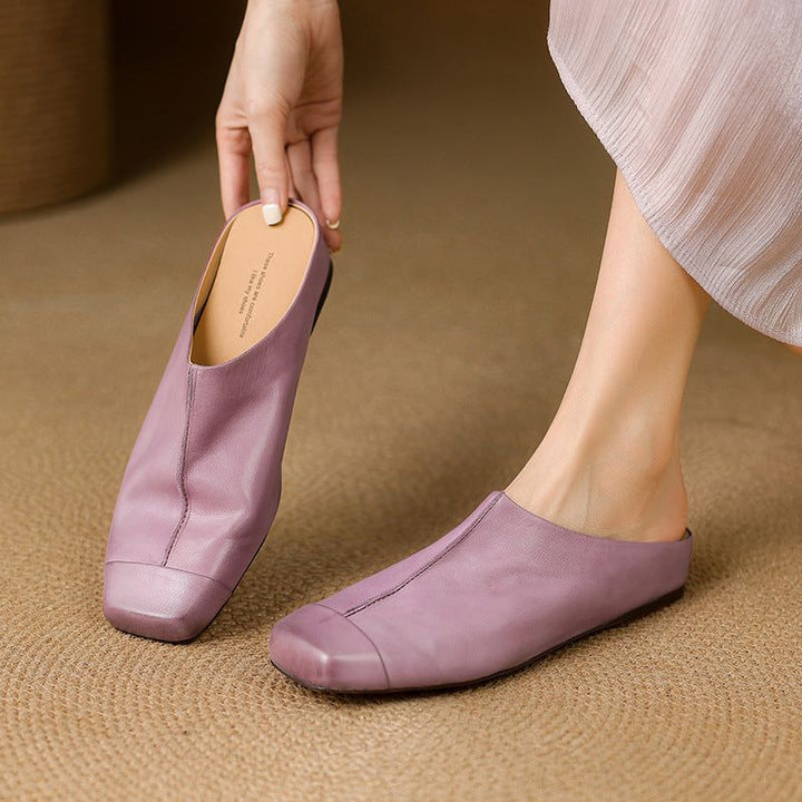 Charlotte Genuine Leather Mules — photo 4