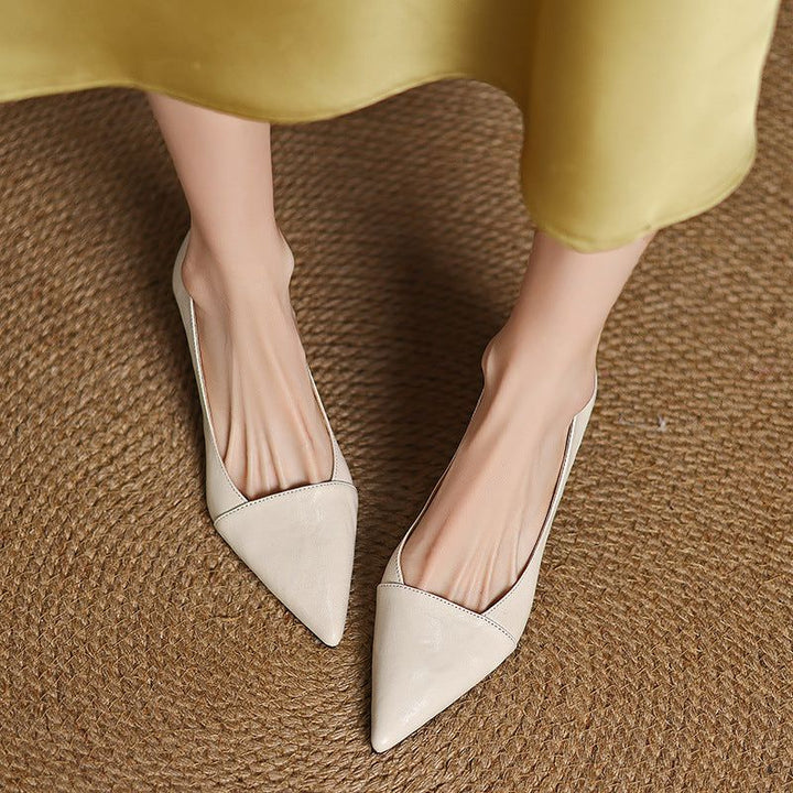 Nia Genuine Leather Heels — photo 5