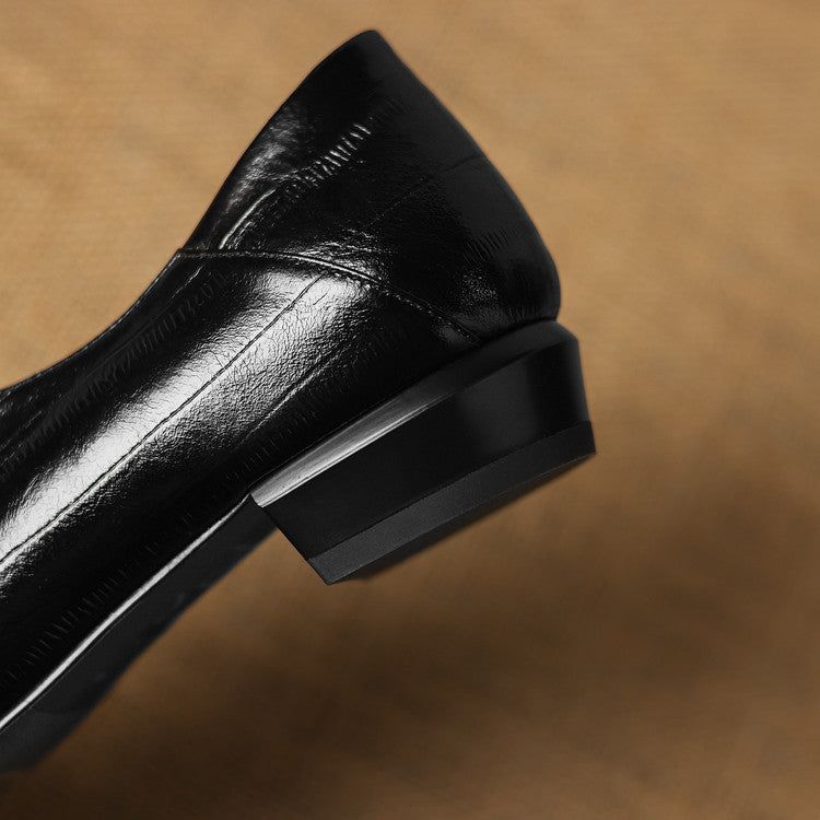 Nora Genuine Leather Pumps — photo 12