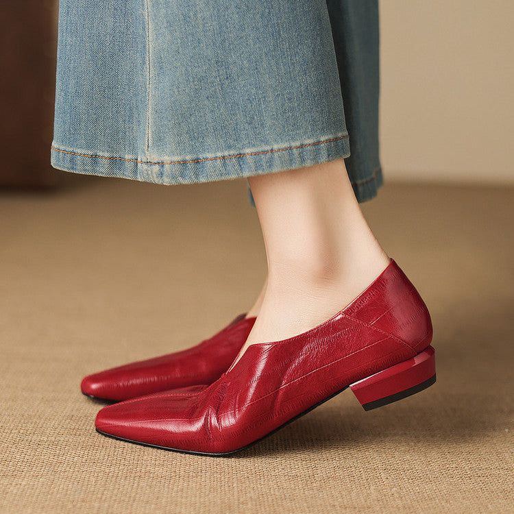 Nora Genuine Leather Pumps — photo 2