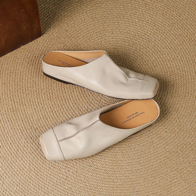 Charlotte Genuine Leather Mules — photo 9