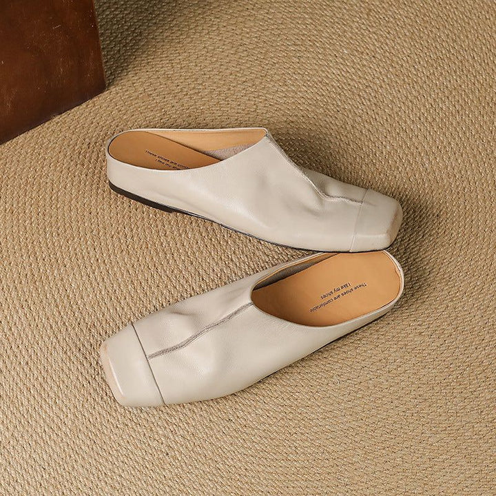 Charlotte Genuine Leather Mules — photo 9