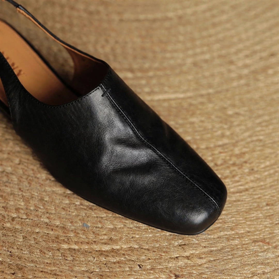 Elena Genuine Leather Slingbacks — photo 12