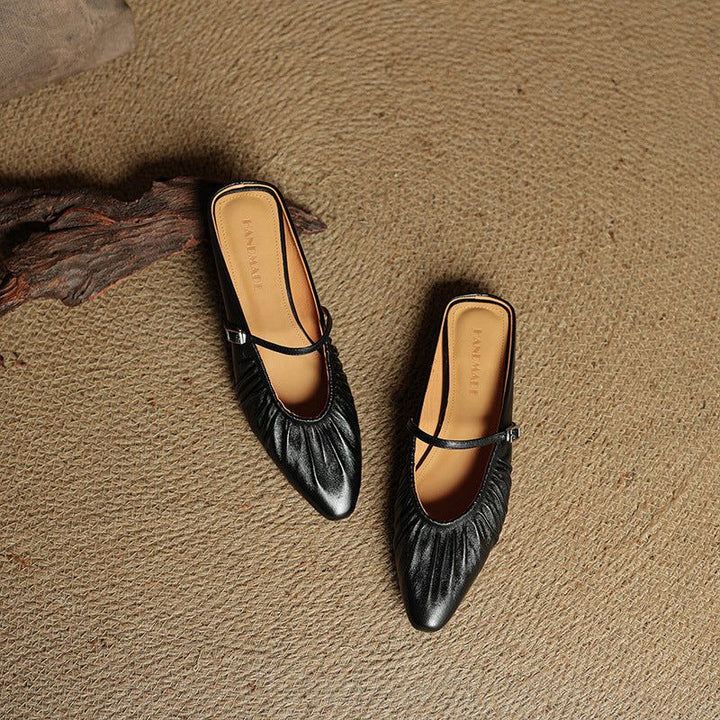 Naomi Genuine Leather Mules — photo 19