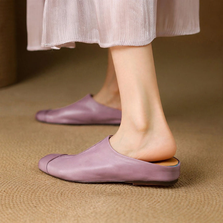 Charlotte Genuine Leather Mules — photo 5