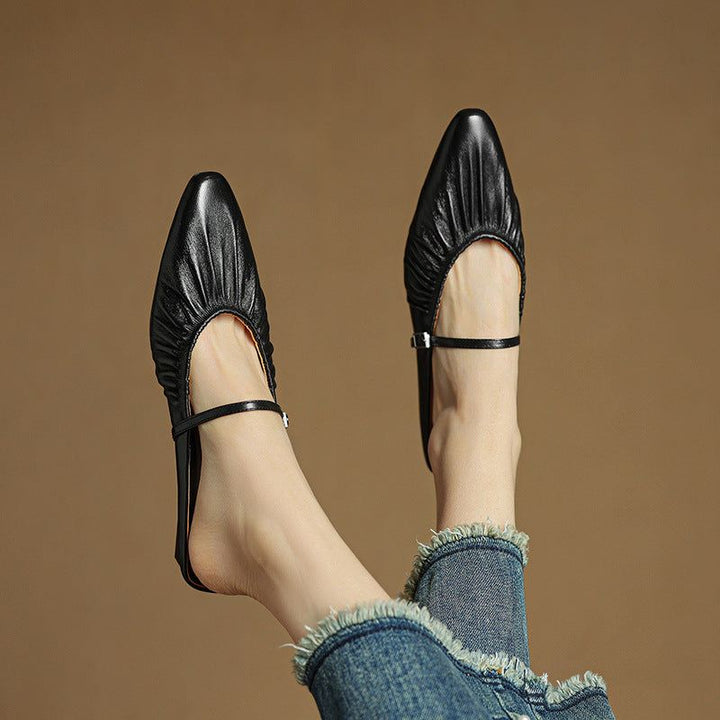Naomi Genuine Leather Mules — photo 17