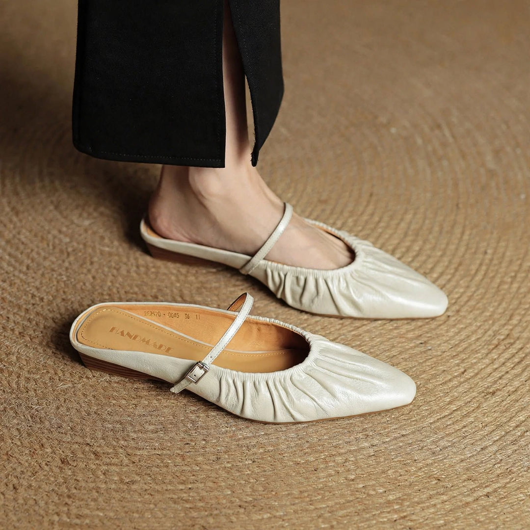 Naomi Genuine Leather Mules — photo 7