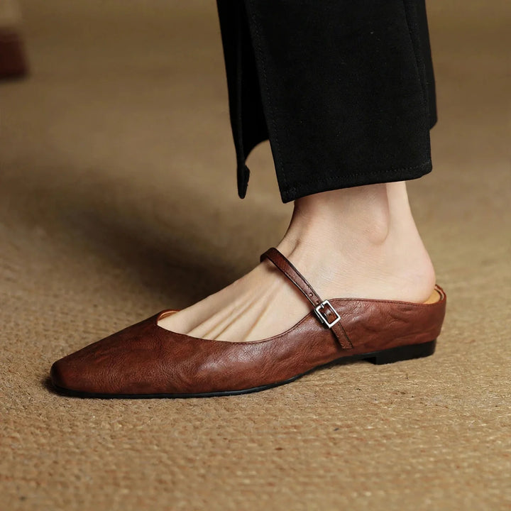 Orella Genuine Leather Mules