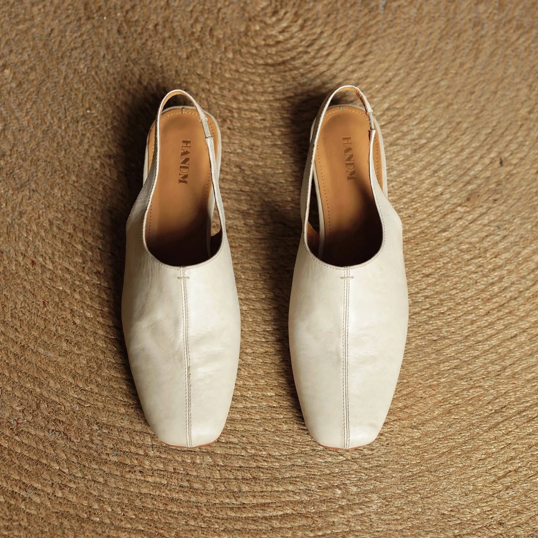 Elena Genuine Leather Slingbacks — photo 7