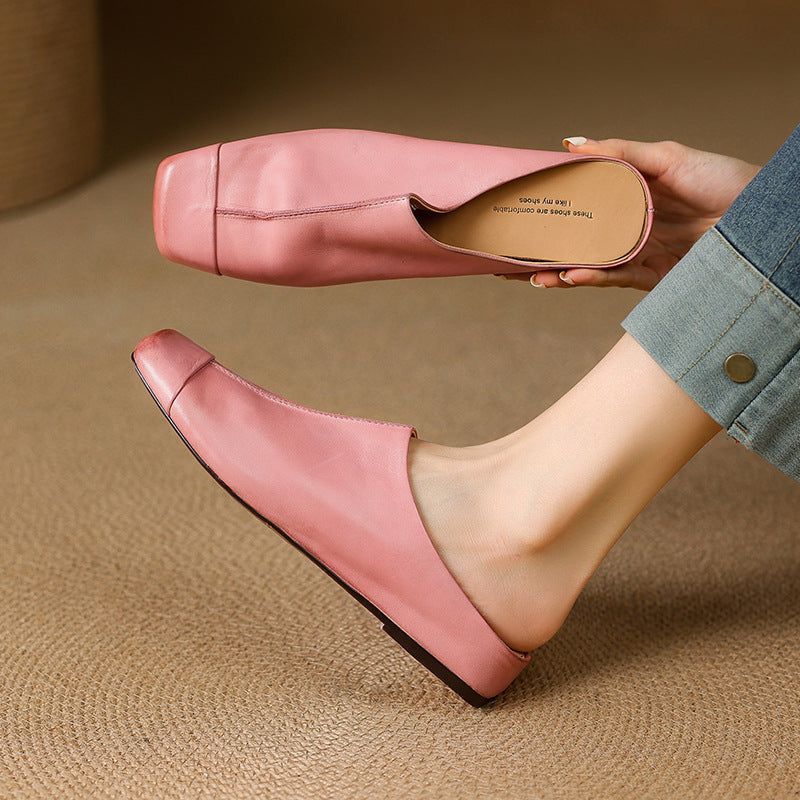 Charlotte Genuine Leather Mules — photo 1