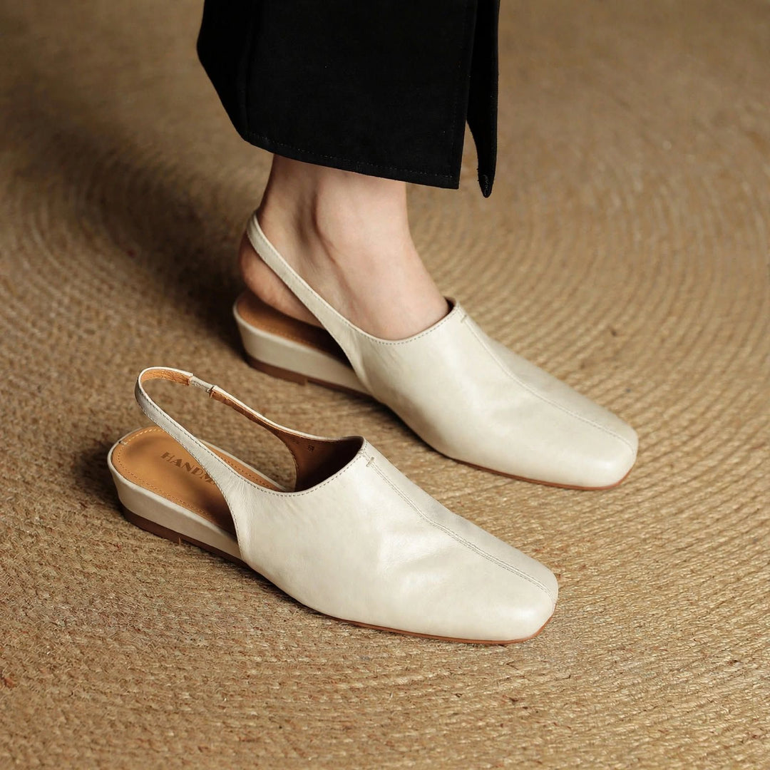 Elena Genuine Leather Slingbacks — photo 1