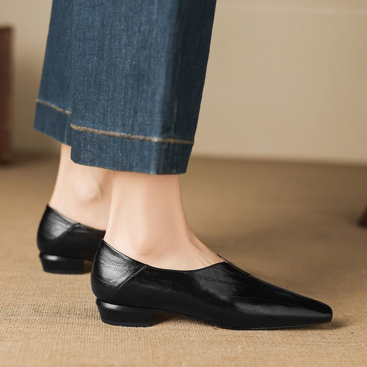 Nora Genuine Leather Pumps — photo 9