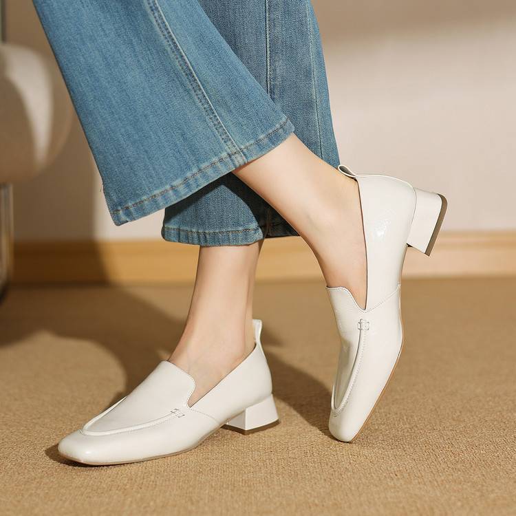Mae Genuine Leather Heels