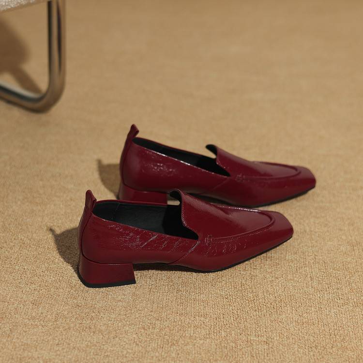 Mae Genuine Leather Heels