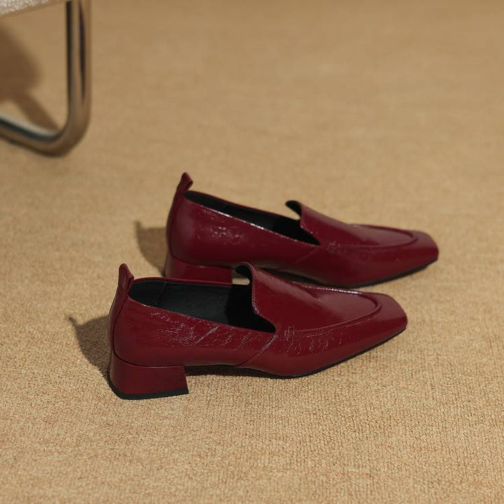 Mae Genuine Leather Heels