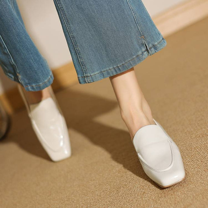 Mae Genuine Leather Heels