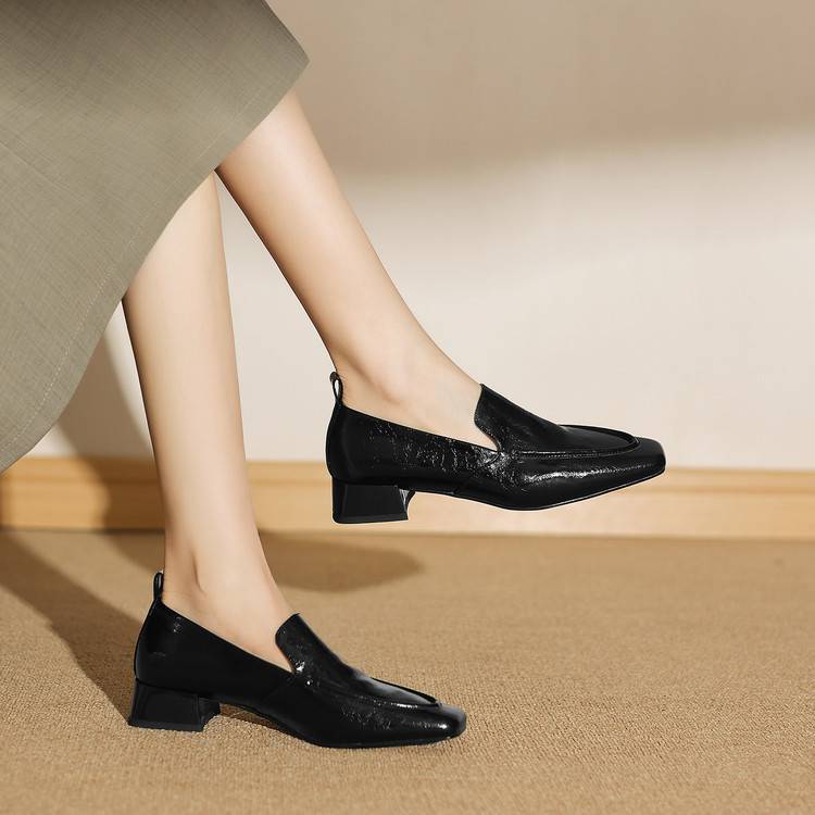 Mae Genuine Leather Heels