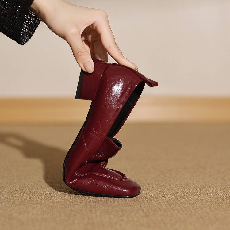Mae Genuine Leather Heels