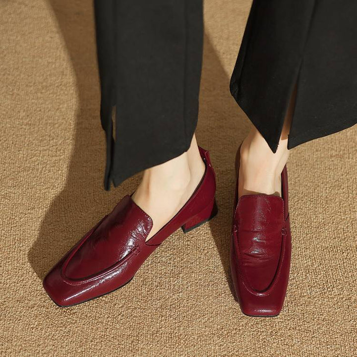 Mae Genuine Leather Heels