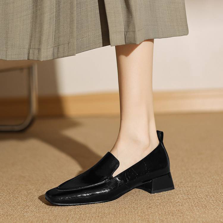 Mae Genuine Leather Heels