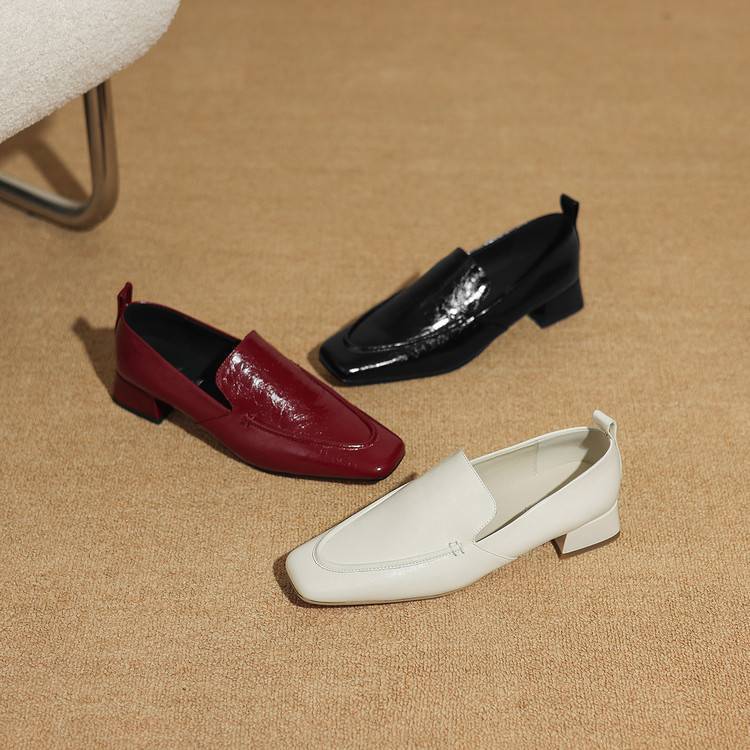 Mae Genuine Leather Heels