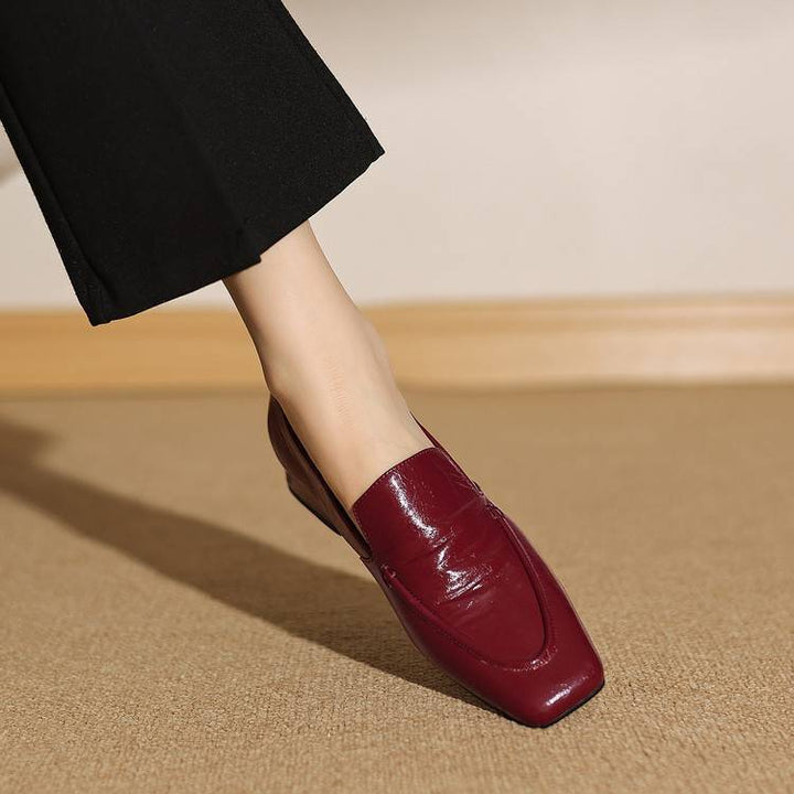 Mae Genuine Leather Heels