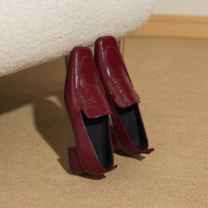 Mae Genuine Leather Heels