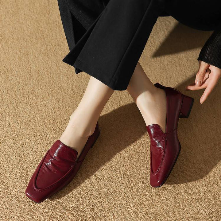 Mae Genuine Leather Heels