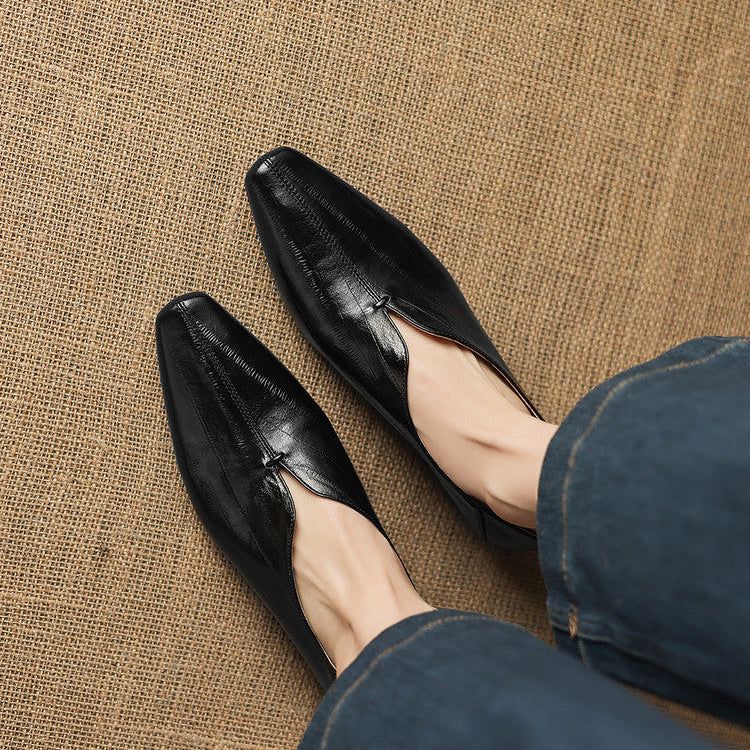 Nora Genuine Leather Pumps — photo 8