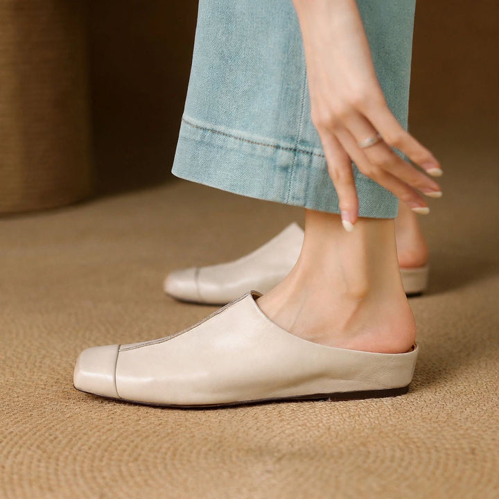 Charlotte Genuine Leather Mules — photo 7