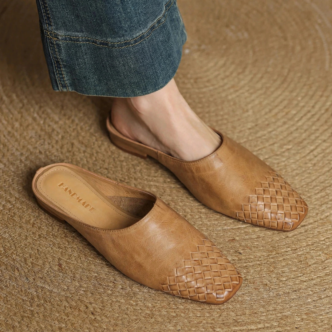Mira Genuine Leather Mules