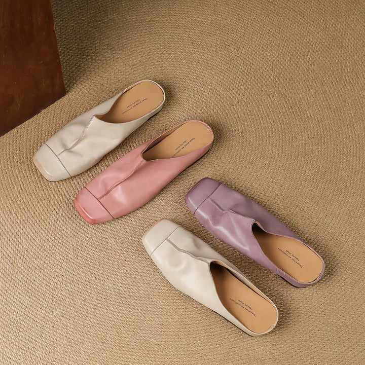 Charlotte Genuine Leather Mules — photo 13