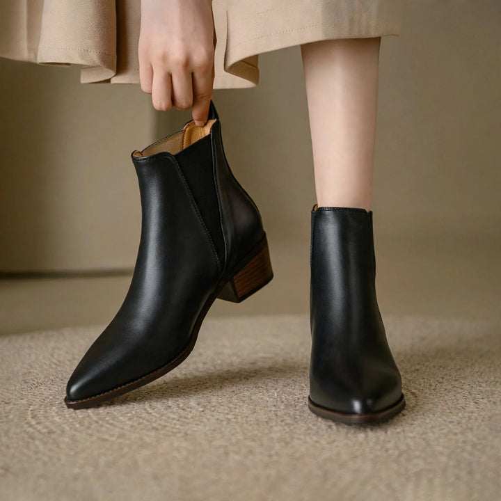 Faye Genuine Leather Boots