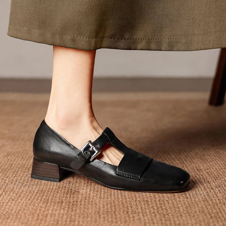 Sofia Genuine Leather Heels