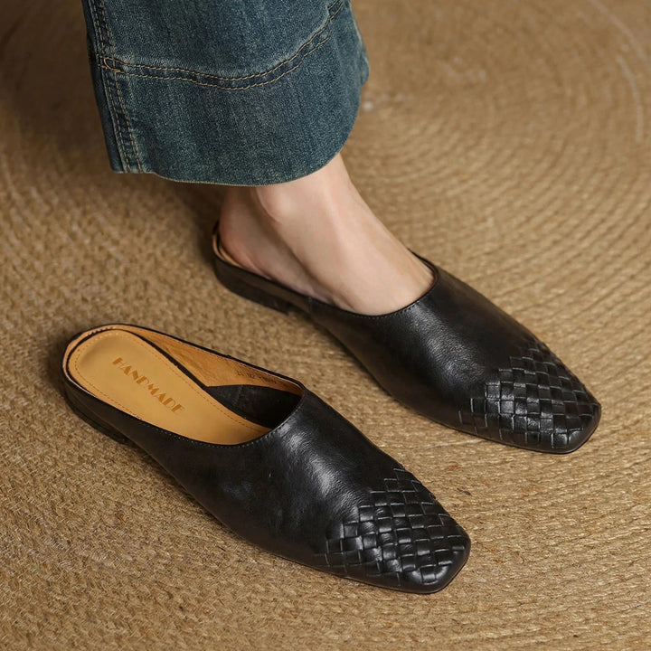Mira Genuine Leather Mules