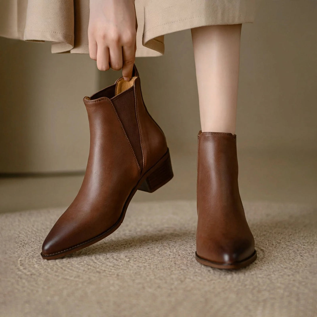 Faye Genuine Leather Boots