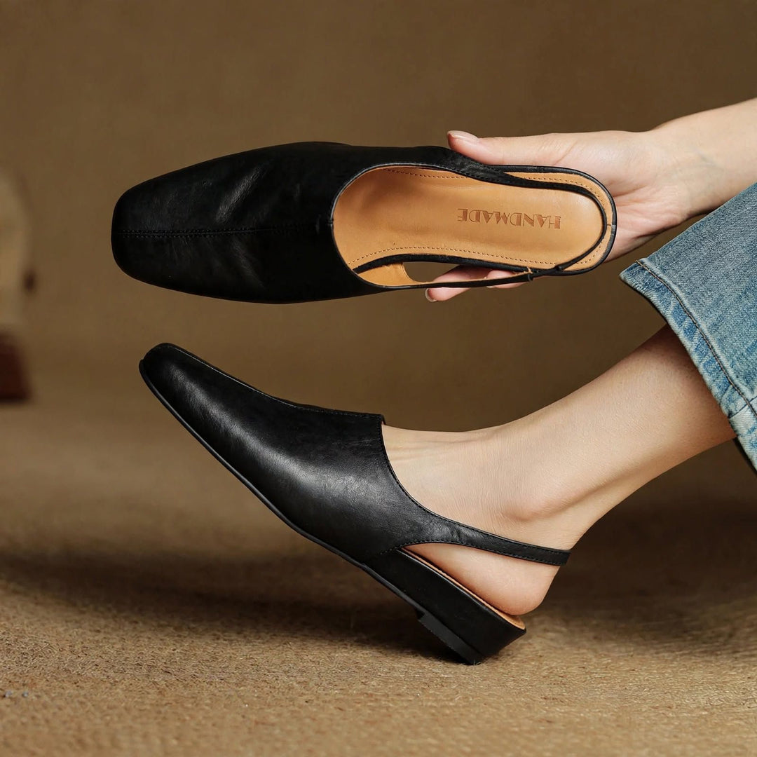 Elena Genuine Leather Slingbacks — photo 10