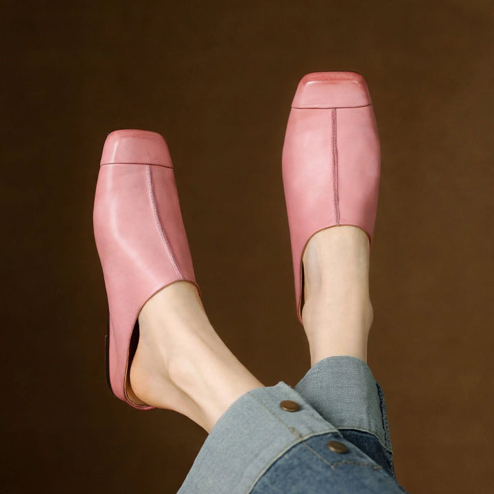Charlotte Genuine Leather Mules — photo 2