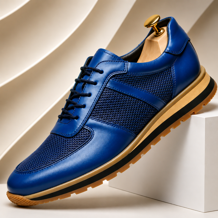 Lucavero Cowhide Leather Sneakers