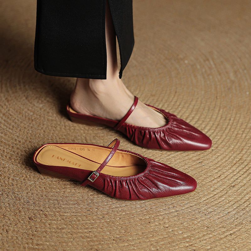 Naomi Genuine Leather Mules — photo 1