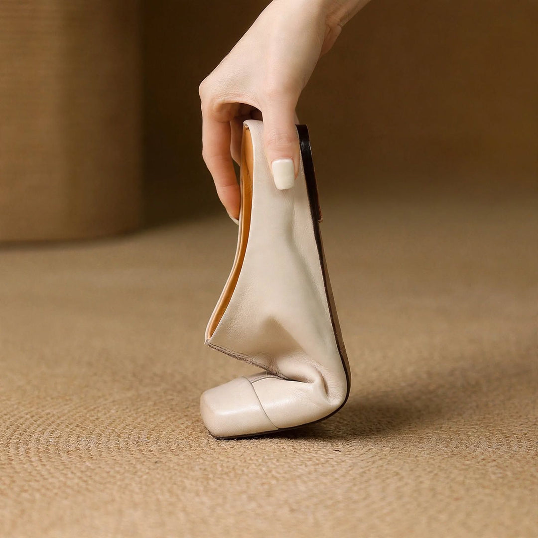 Charlotte Genuine Leather Mules — photo 11