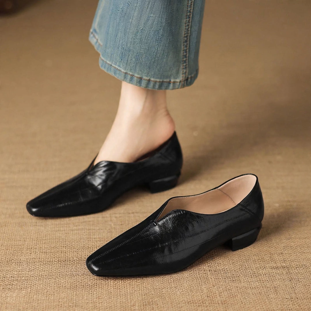 Mila Genuine Leather Pumps