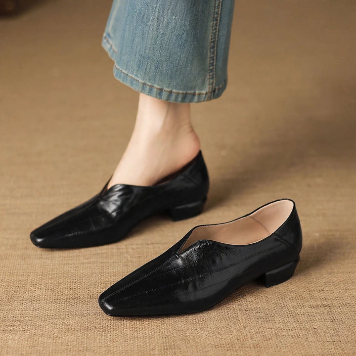 Mila Genuine Leather Pumps