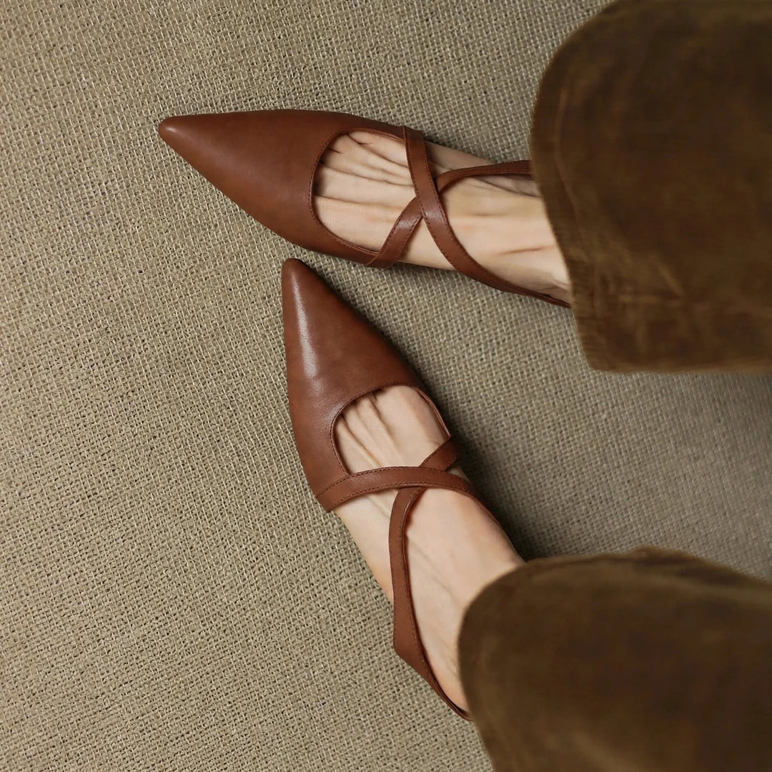 Vera Genuine Leather Mules