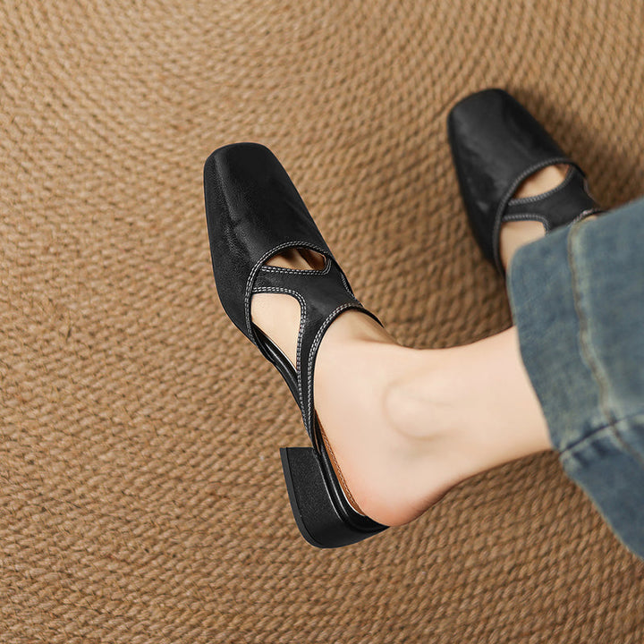 Noemi Genuine Leather Mules