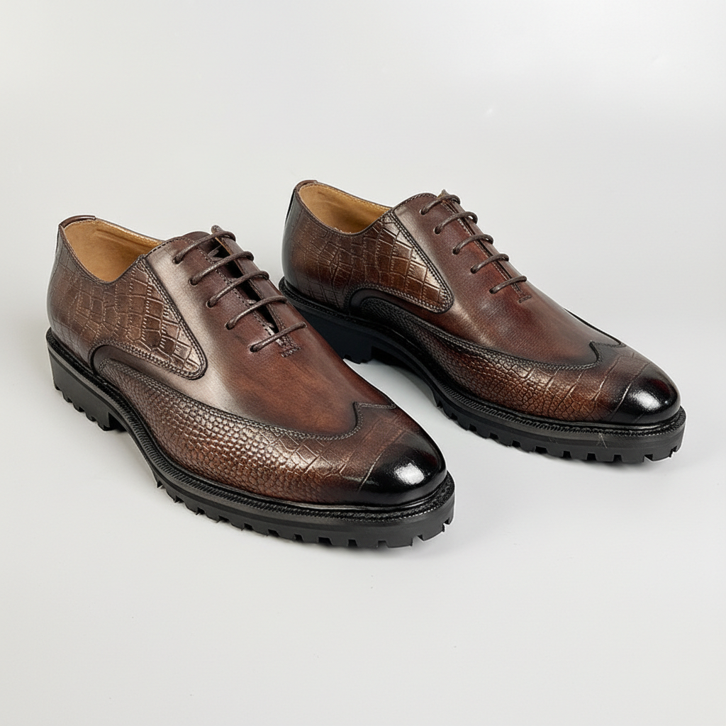 Montelli Cowhide Leather Shoes
