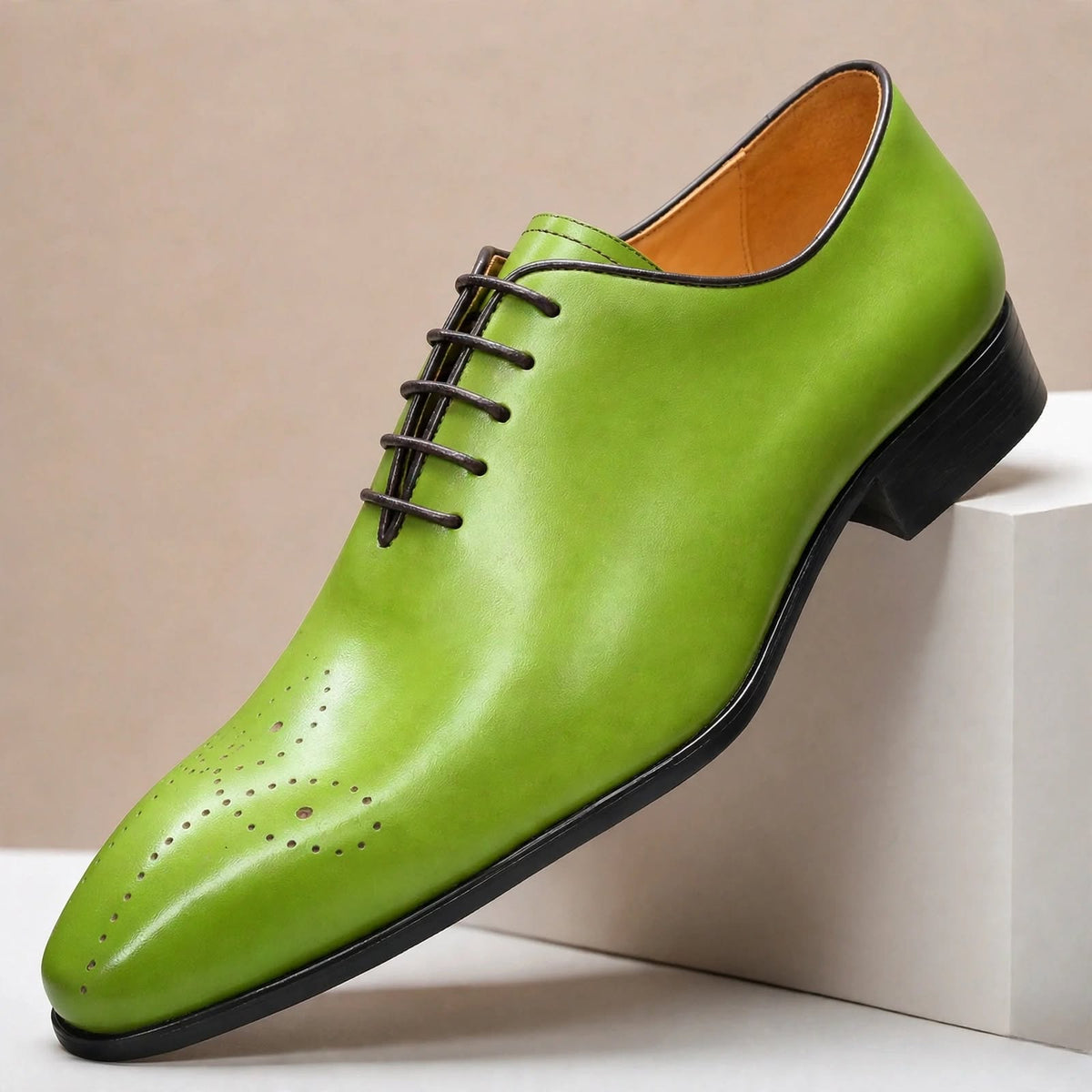 Tavelli Cowhide Leather Shoes