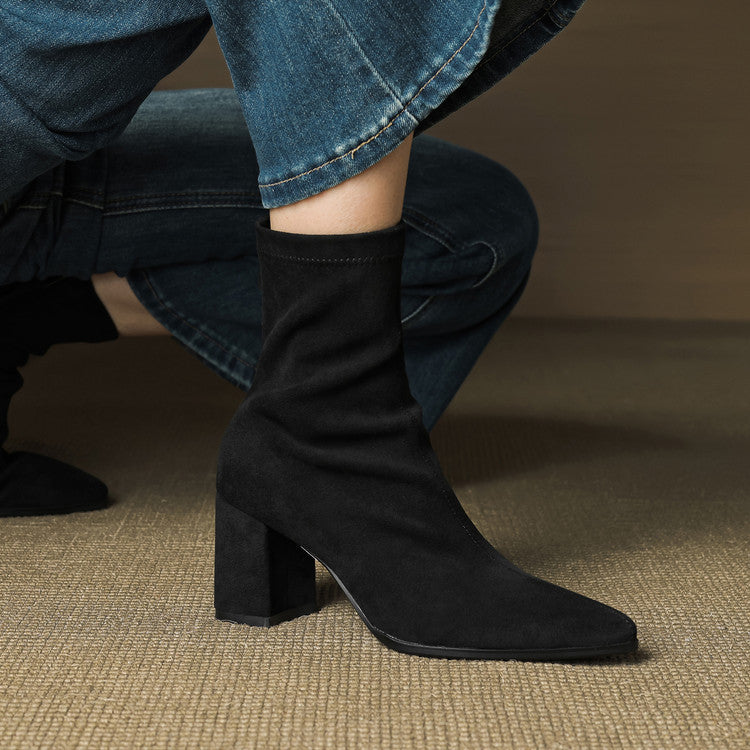 Mara Genuine Suede Boots