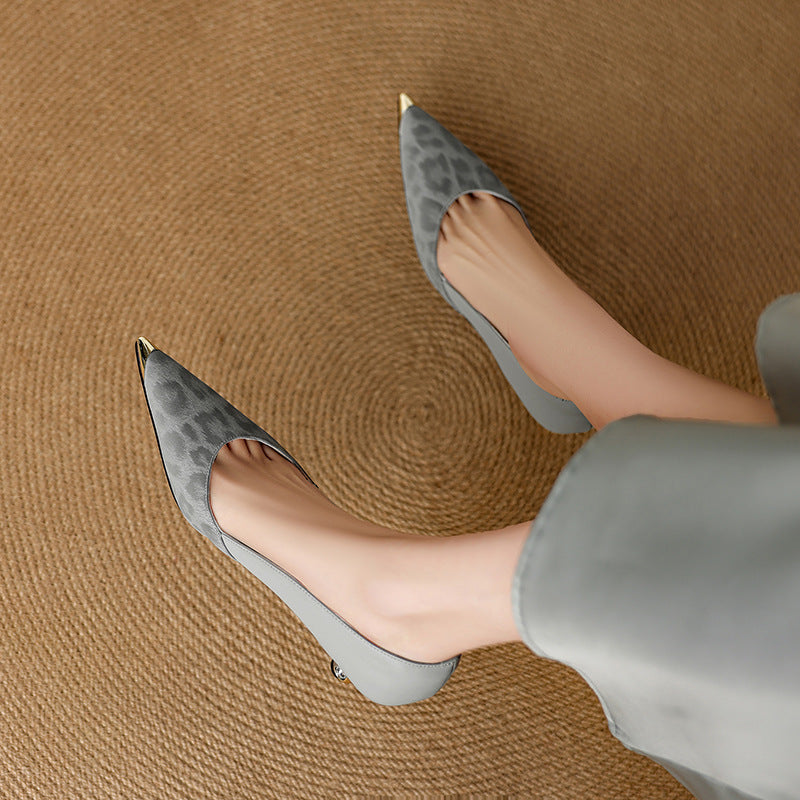 Adria Genuine Leather Heels