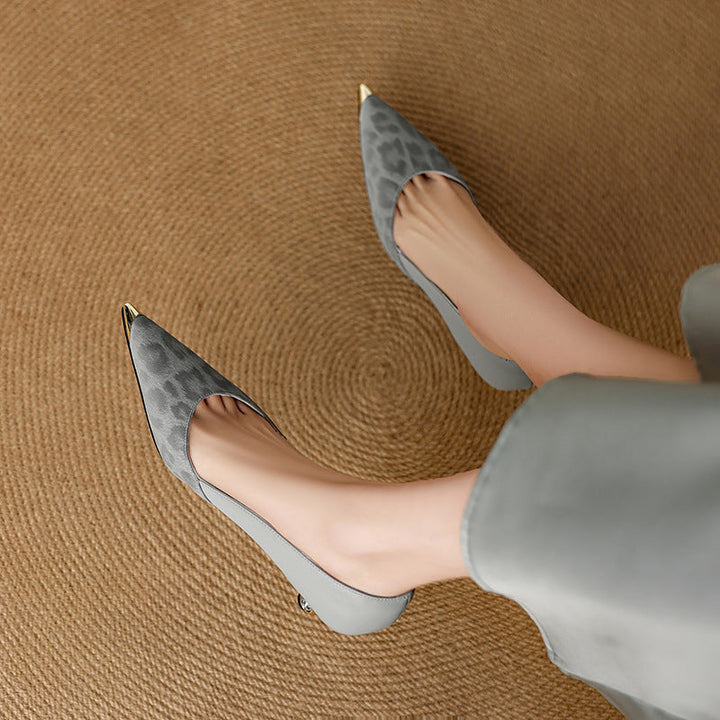 Adria Genuine Leather Heels